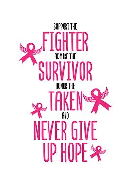 Cancer Warrior Wall Art