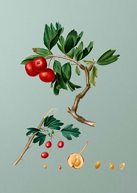 Vintage Apple Painting