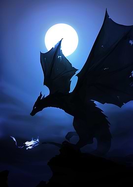 Sapphire dragon blue