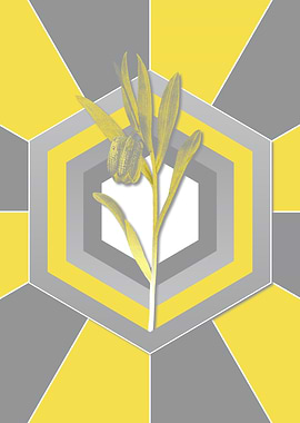 Vintage Flowers in Yellow