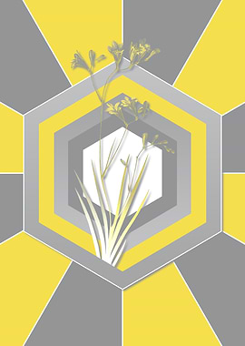 Vintage Freesia in Yellow