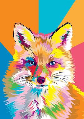 Colorful Fox