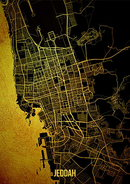 Jeddah gold map