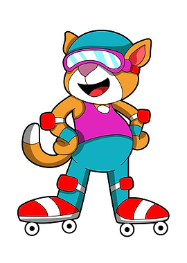 Cat Inline Skating Skates