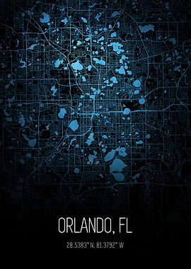 Orland Florida Map