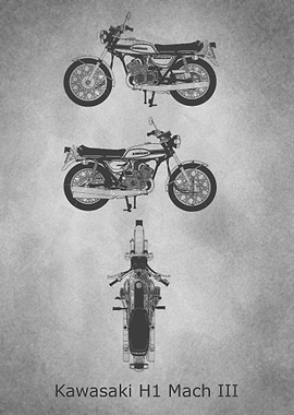 Kawasaki H1 Mach III 1968