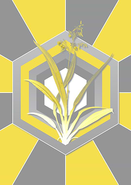 Vintage Lilies in Yellow