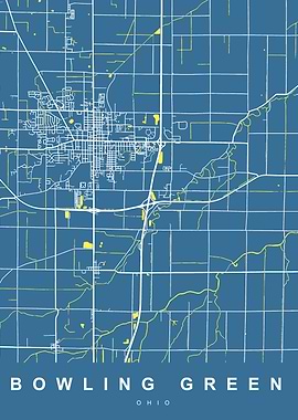 BOWLING GREEN map OHIO