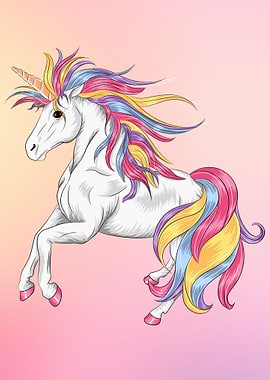 Cute little Unicorn Horse