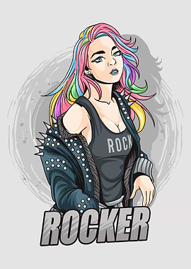 Rocker Girl Woman