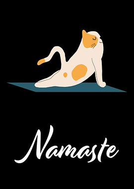 Yoga Joga Namaste Cat Dog