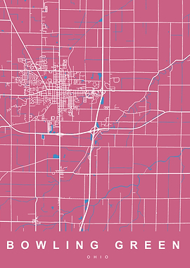 BOWLING GREEN map OHIO