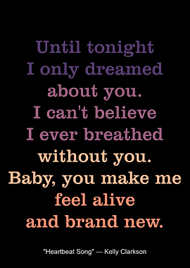 Until tonight I only