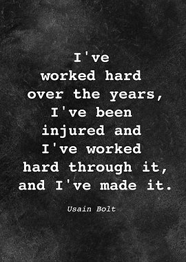 Usain Bolt Quote D024