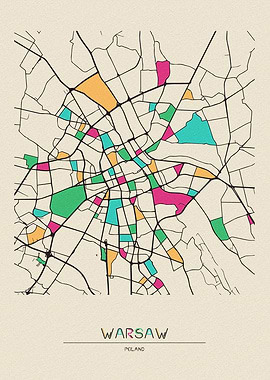 Warsaw Map