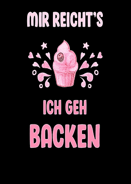 Funny baking slogan gift