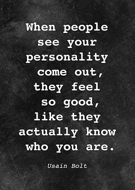 Usain Bolt Quote D030