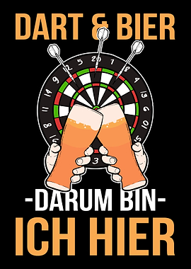 Dartscheibe Dart Bier Daru