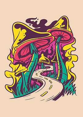 TRIPPY MUSHROOM ROAD