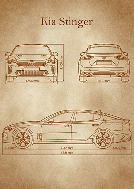 Kia Stinger Blueprint old