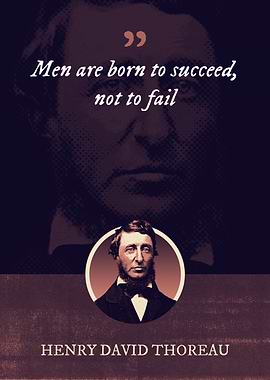 Men are born to succeed