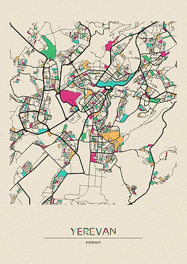 Yerevan Map