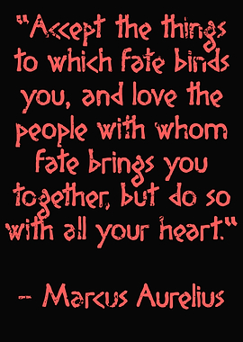 Marcus Aurelius Acceptance