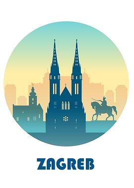 Zagreb illustration