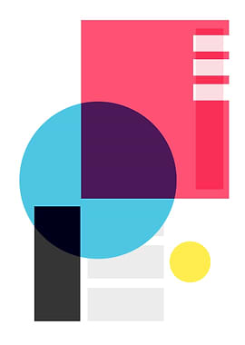 abstract colour poster