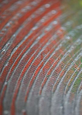 Colorful paint in canvas