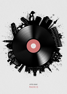 madrid city vinyl
