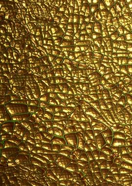 Golden cracked paint macro
