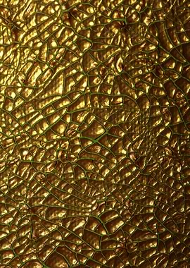 Golden cracked paint macro