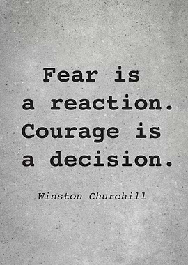 W Churchill Quote L008