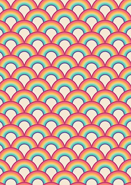 Retro Rainbow Pattern 11