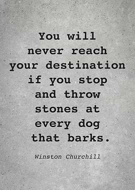 W Churchill Quote L005