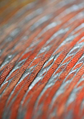 Colorful paint in canvas