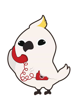 Parrot Telephone receiver