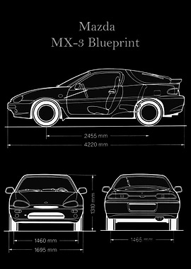 Mazda MX3 Blueprint