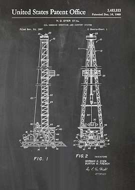 35 Oil Derrick Patent