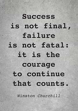 W Churchill Quote L011