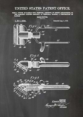 34 Hair Clipper Patent