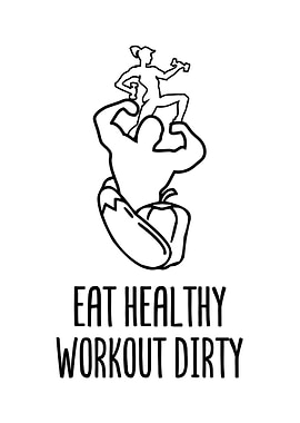 Gym Workout Funny Wall Art