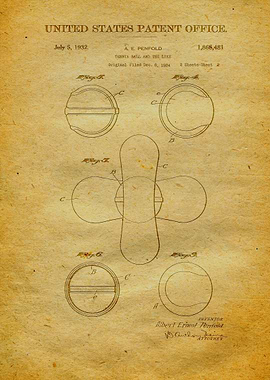 81 Tennis Ball Patent 193