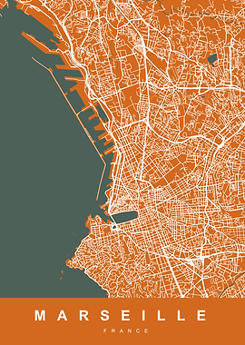 MARSEILLE map France