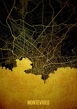 Montevideo gold map