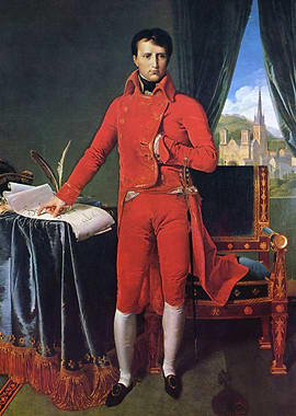 Napoleon Bonaparte in Red
