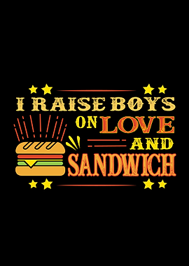 Raise Boys With Sandwich