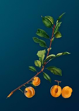 Vintage Apricot Fruit