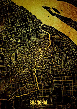 Shanghai gold map